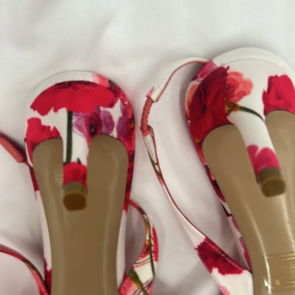 Alexandre Birman Maia 60 Canvas & Leather Slingback Sandal, Pink size 38/8 - Picture 10 of 11